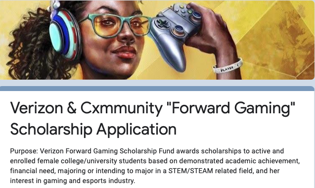 Community X Gaming Scholarship
