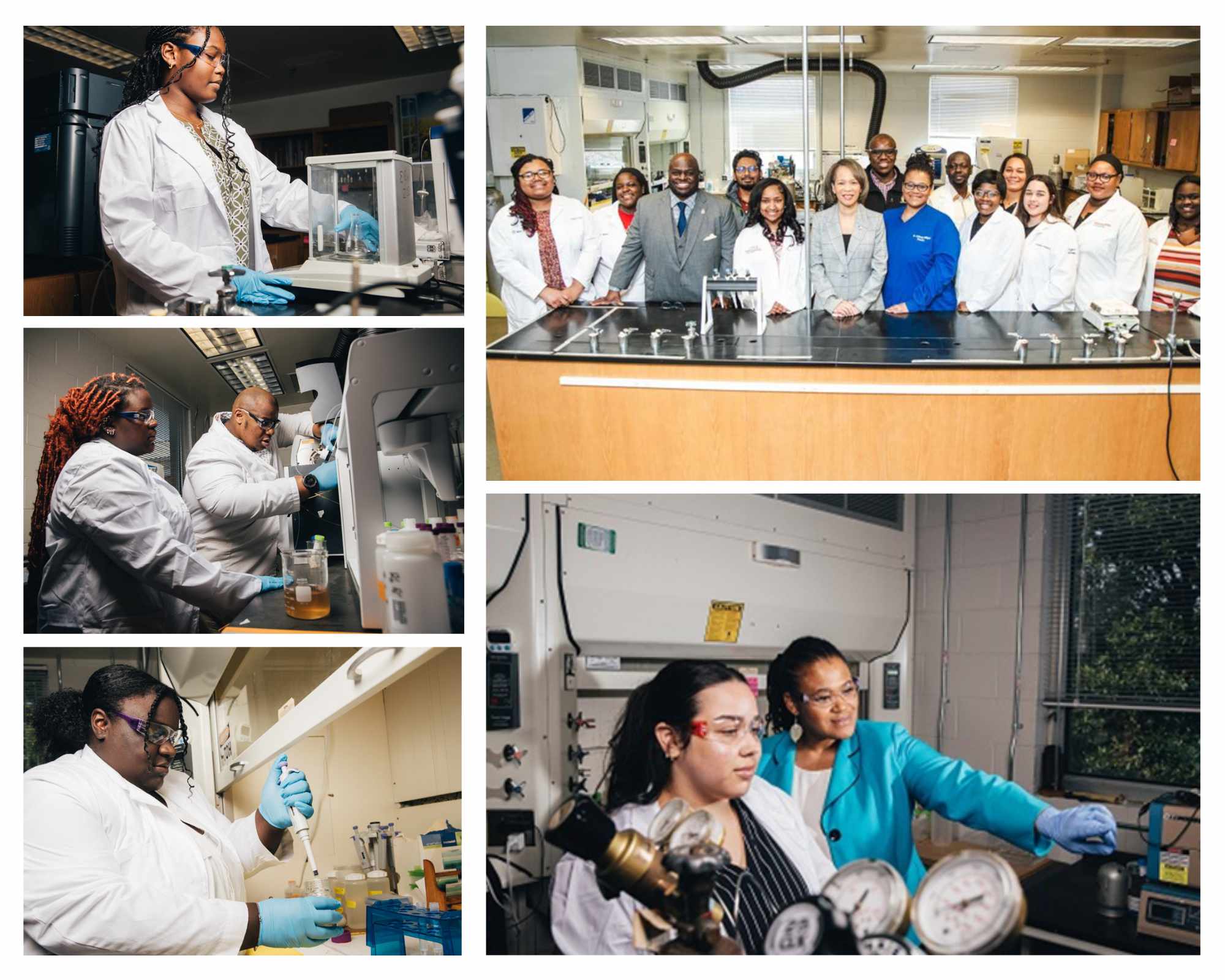 water lab collage