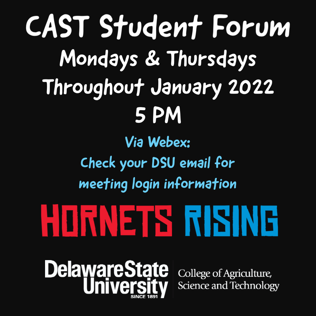 CAST Student Forums January 2022